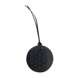 Schungit Anhänger "Blume des Lebens"